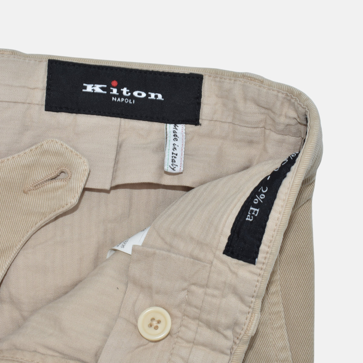 Beige Chino Pants made of Cotton (EU 46, EU 48)