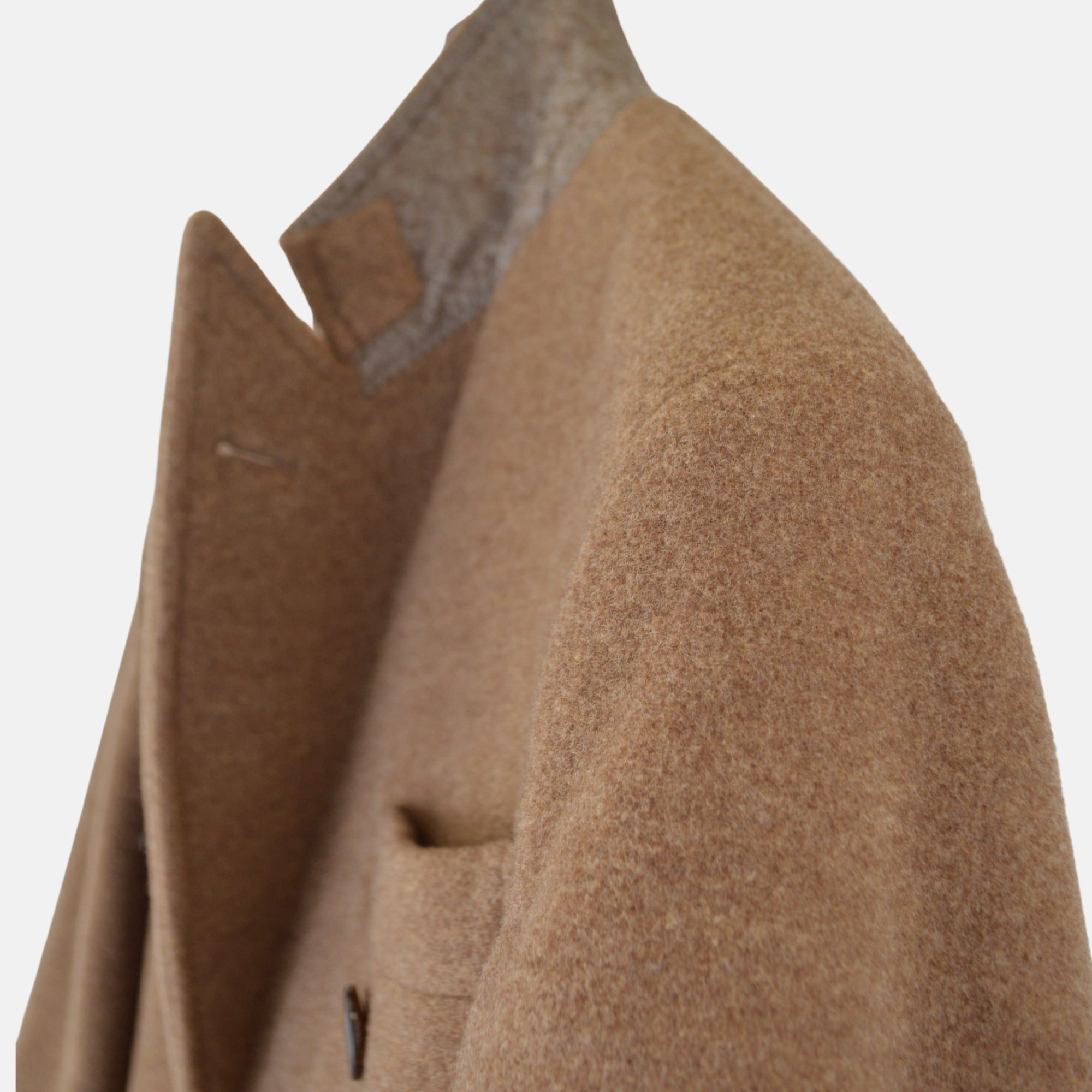 Brown Pea Coat made of Wool/Cashmere (EU 50)