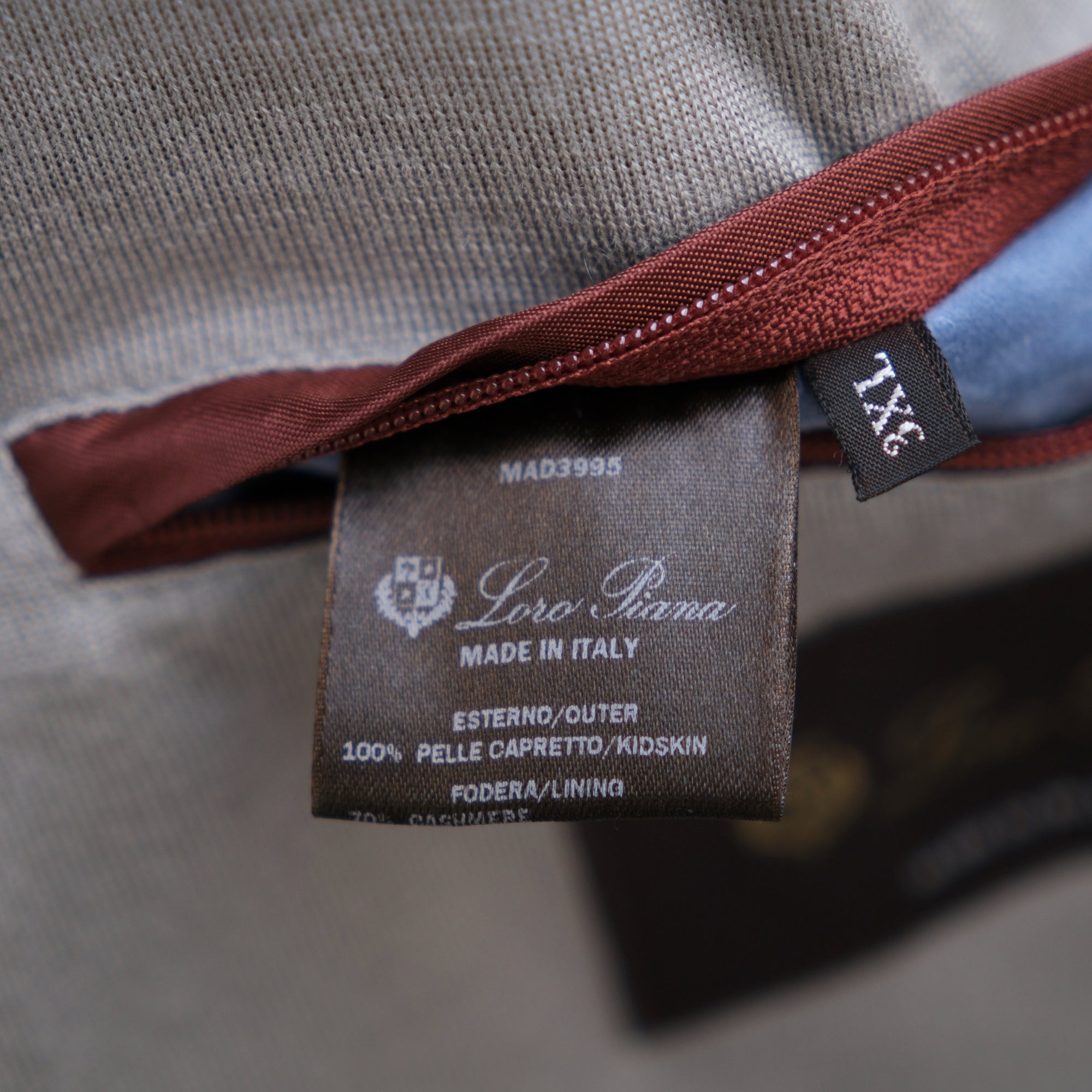 Blue Jacket made of Suede (3XL)