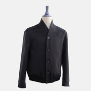 Black Bomber Jacket made of Cashmere (M)