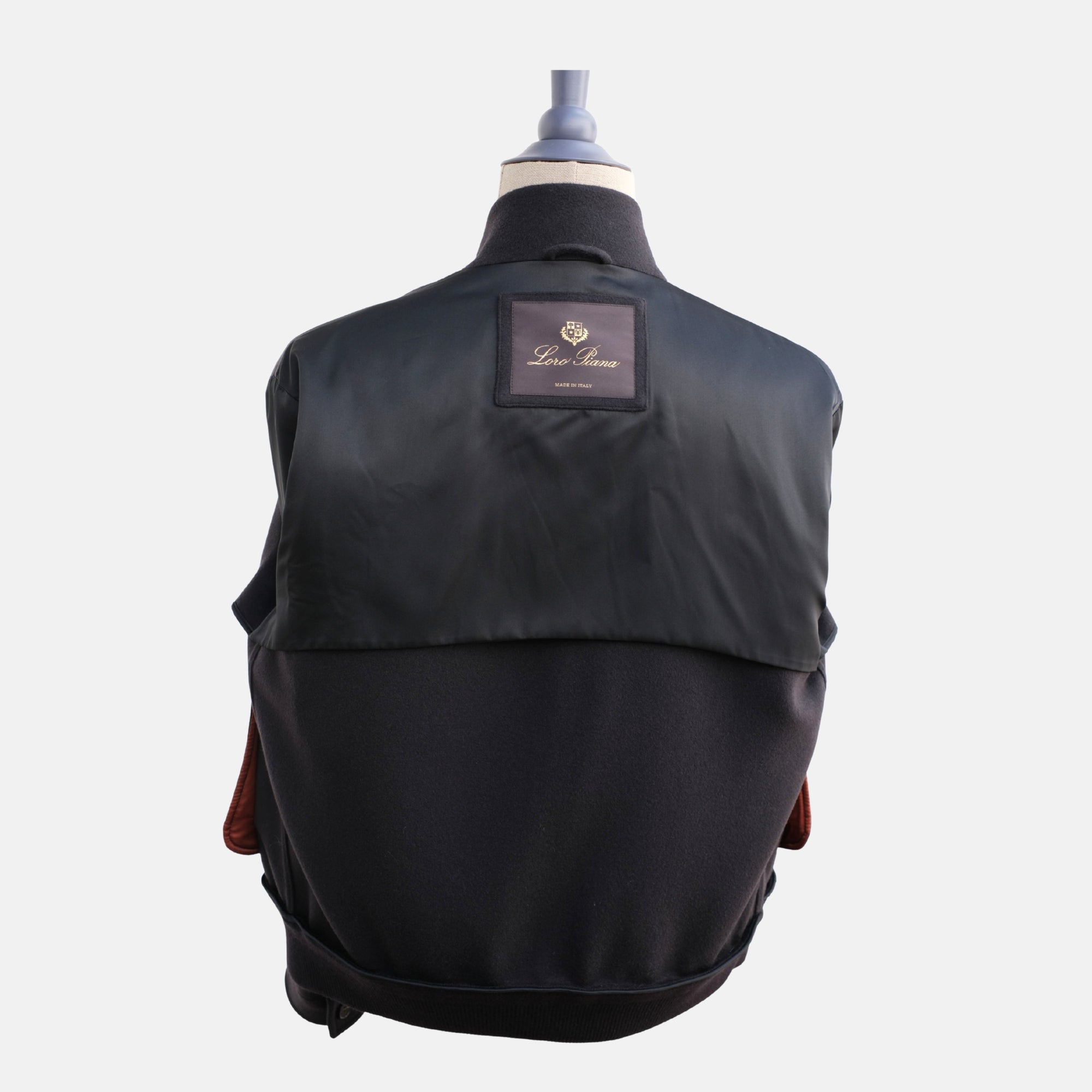 Black Bomber Jacket made of Cashmere (M)