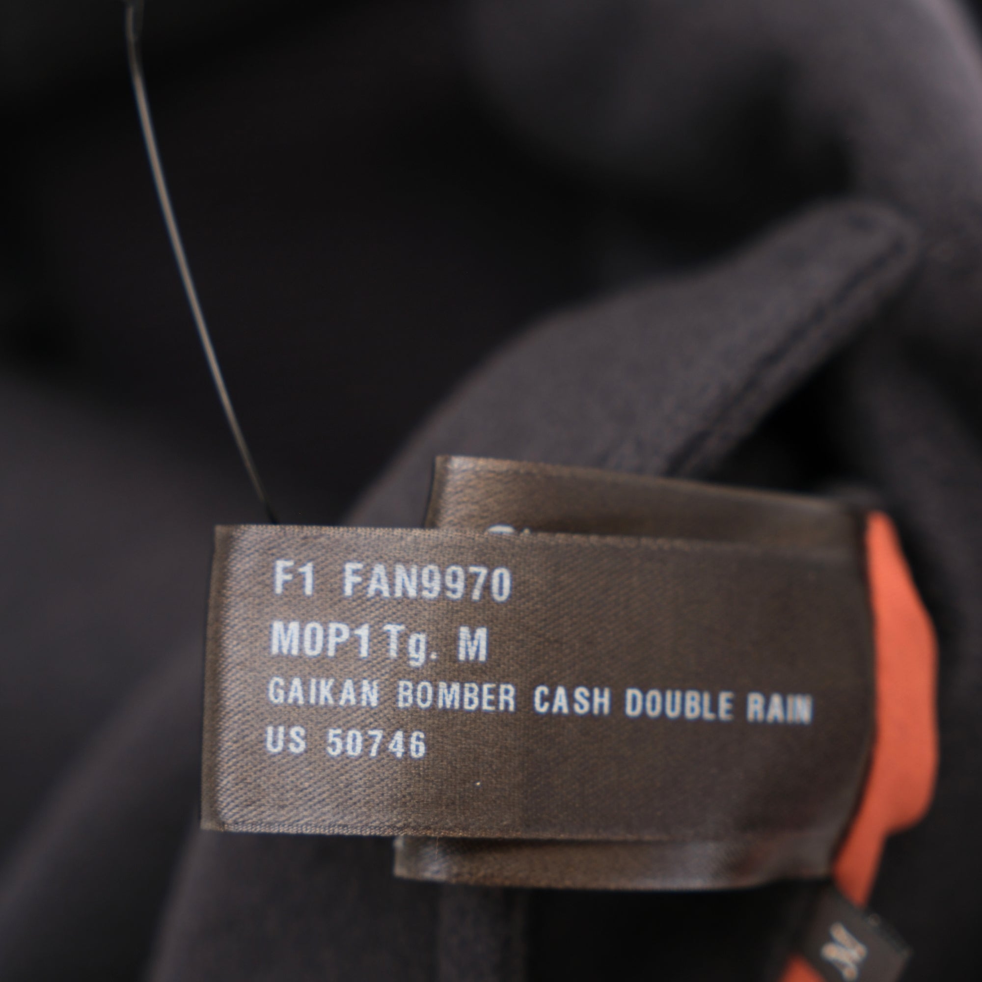 Black Bomber Jacket made of Cashmere (M)