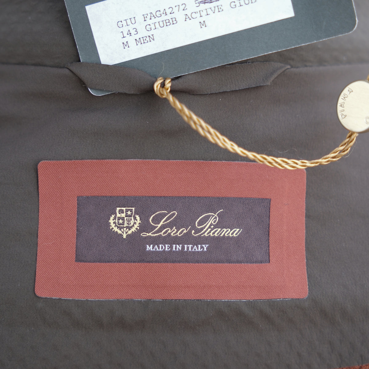 Brown Rain Jacket "LP175" (M)