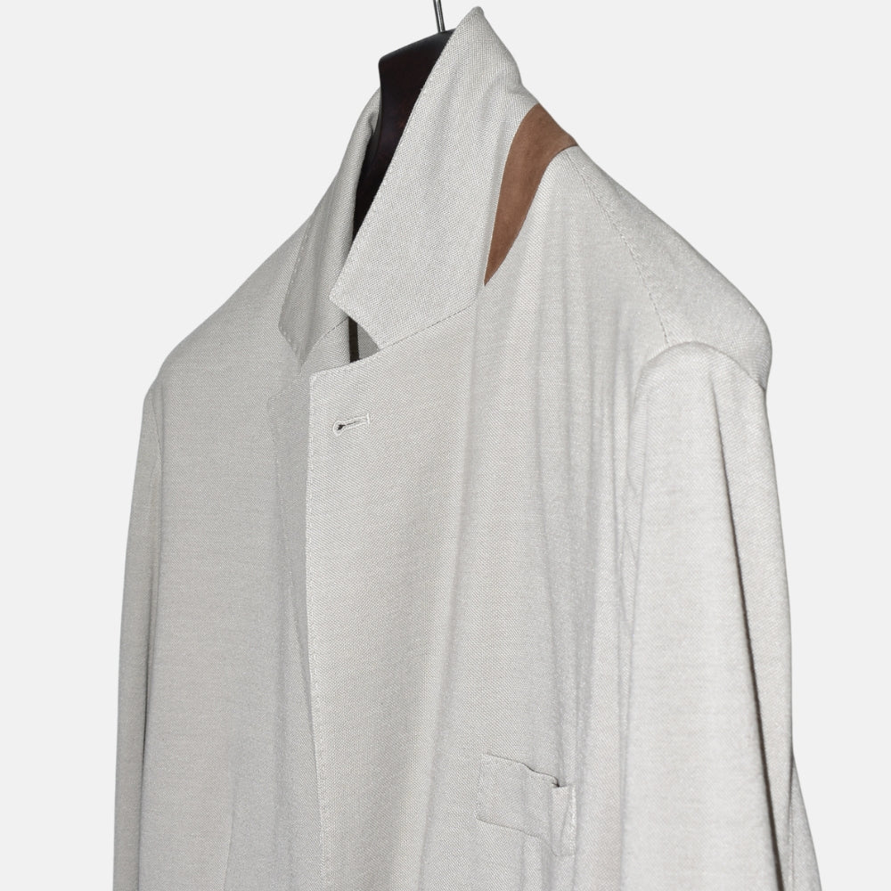 Beige Blazer made of Cotton/Silk/Linen (EU 54)