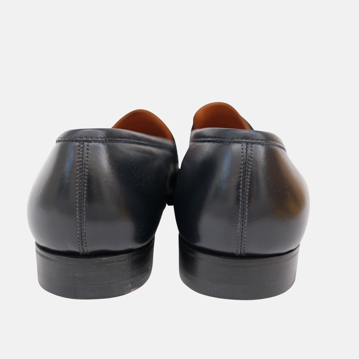 Black Leather Loafers (EU 46)