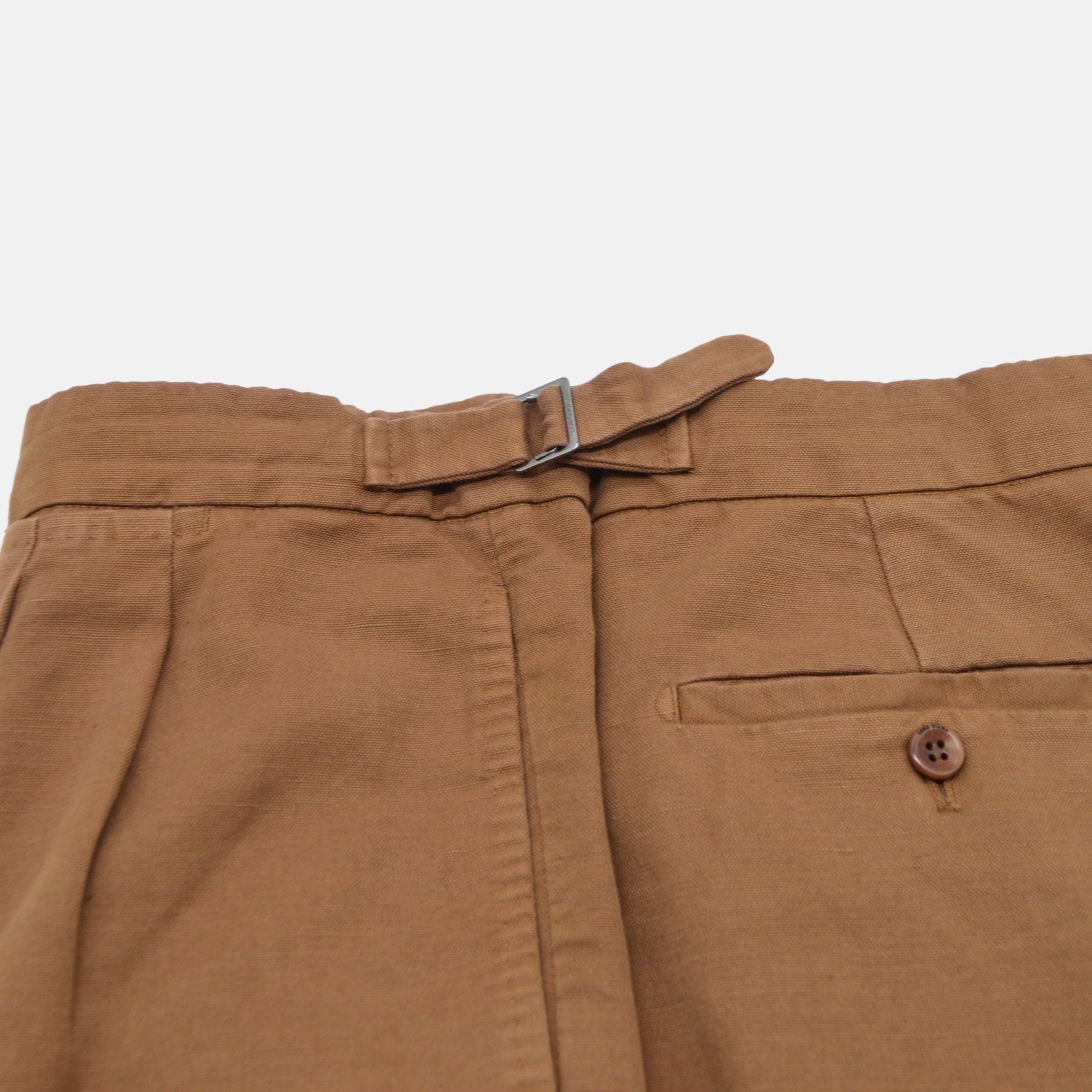 Brown Pants made of Cotton/Linen (54)