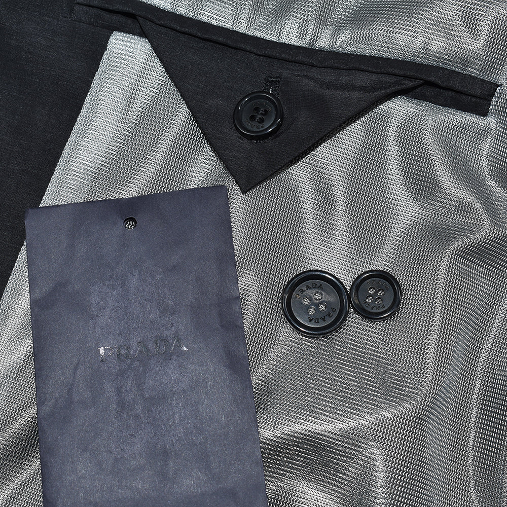 Black Polyester Blazer