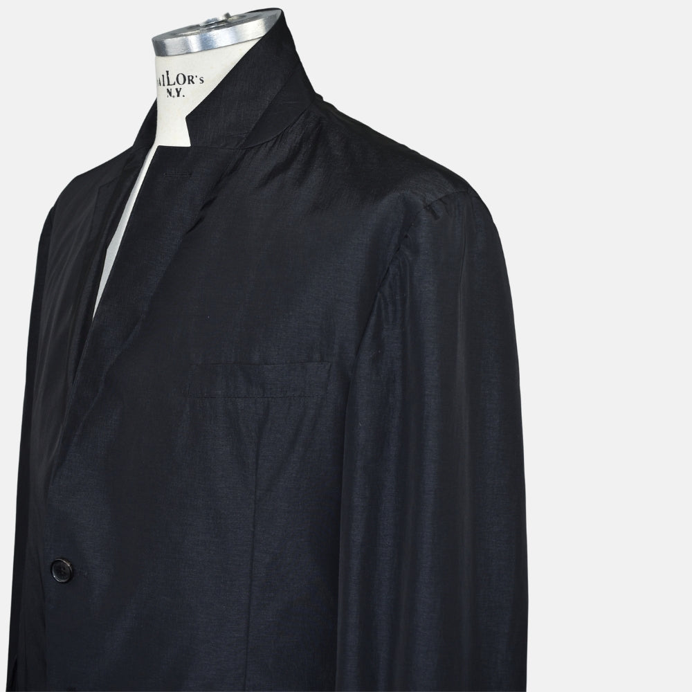 Black Polyester Blazer