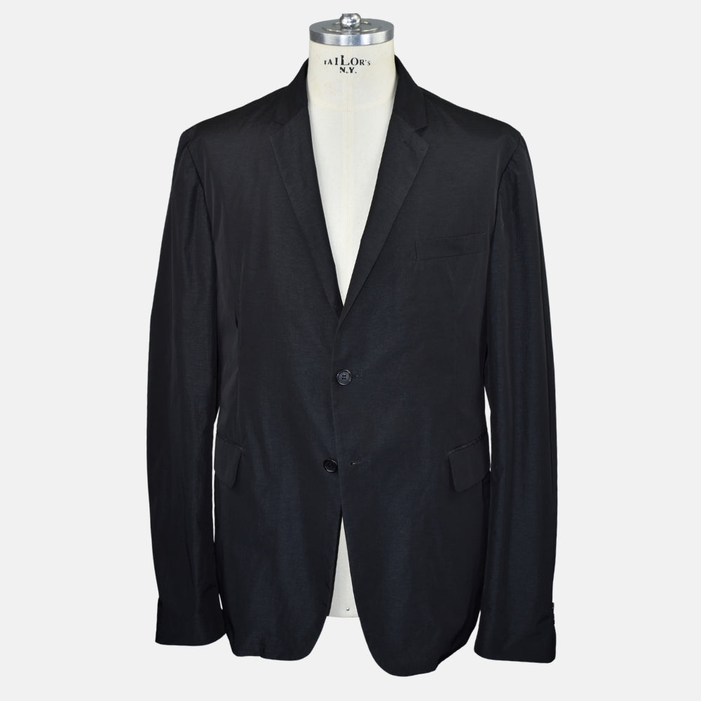 Black Polyester Blazer