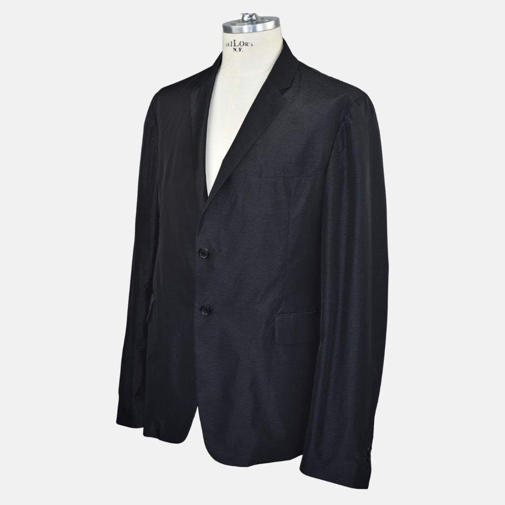 Black Polyester Blazer