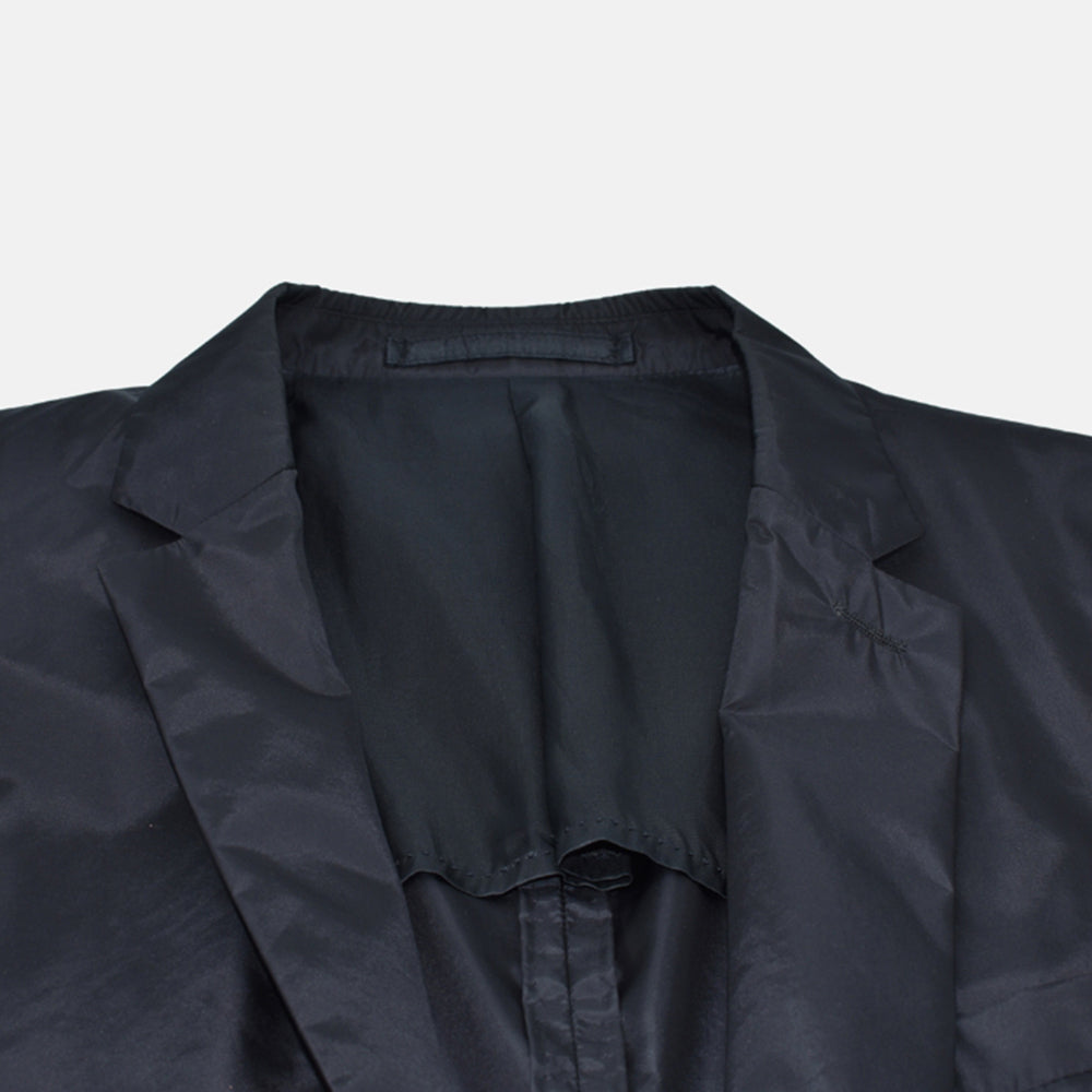 Black Polyester Blazer