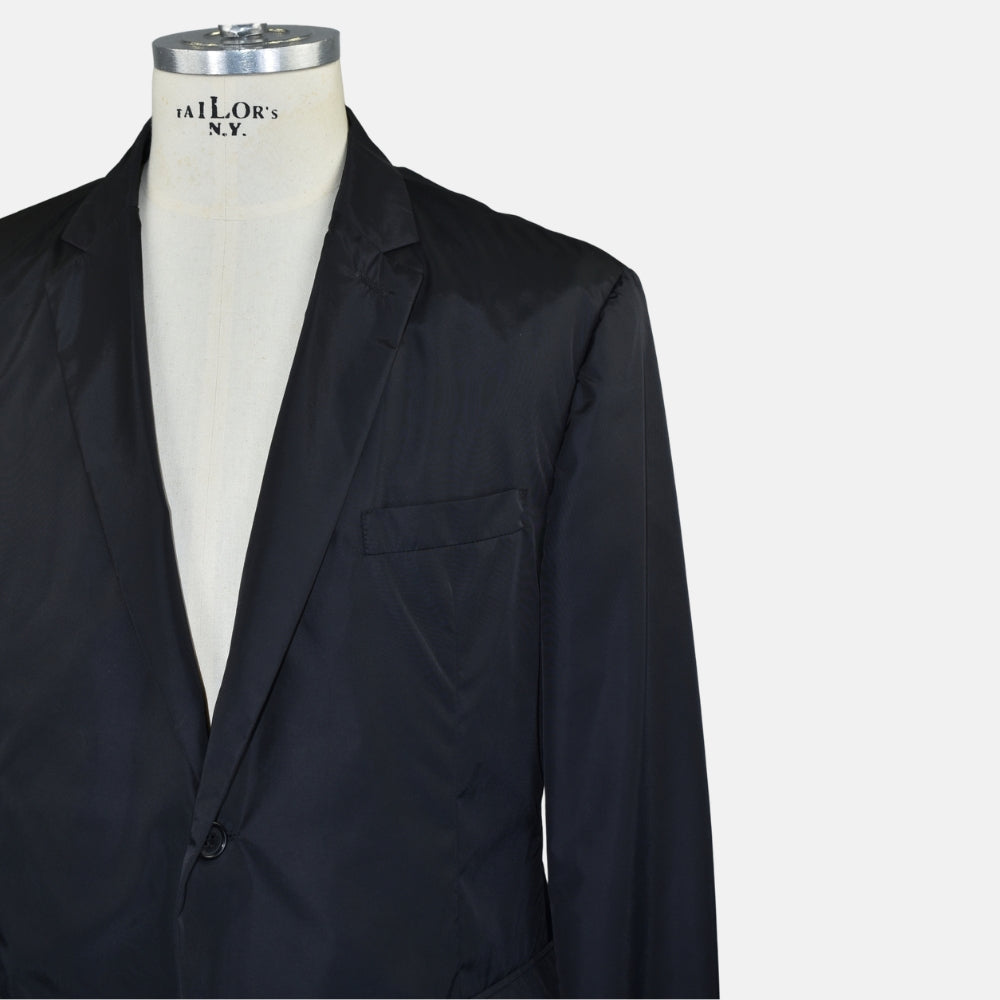 Black Polyester Blazer