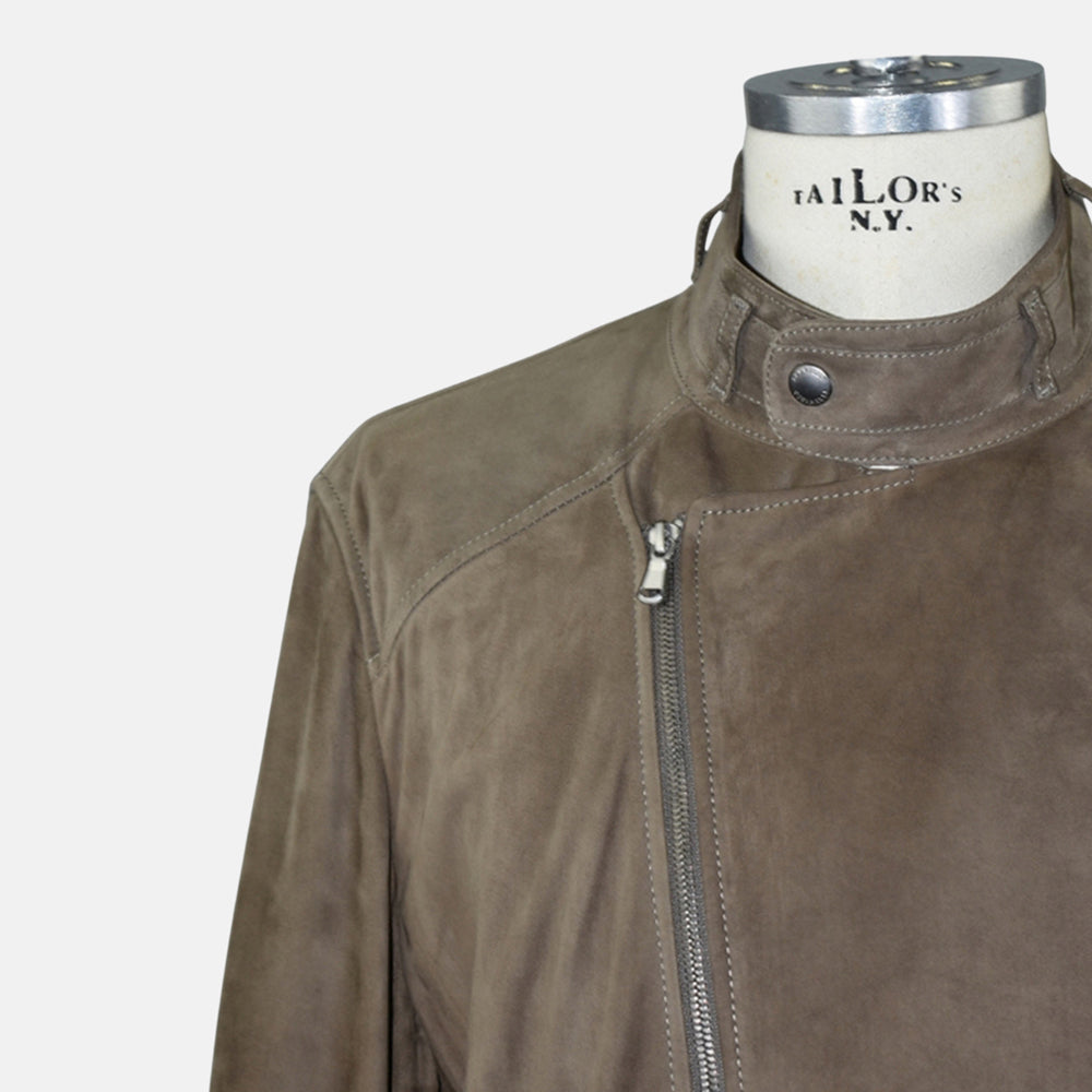 Brown Suede Jacket L