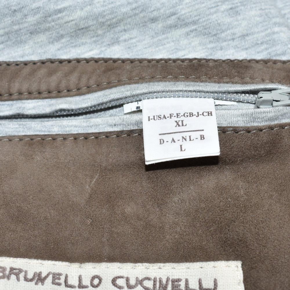 Brown Suede Jacket L