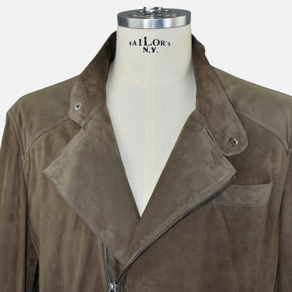 Brown Suede Jacket L