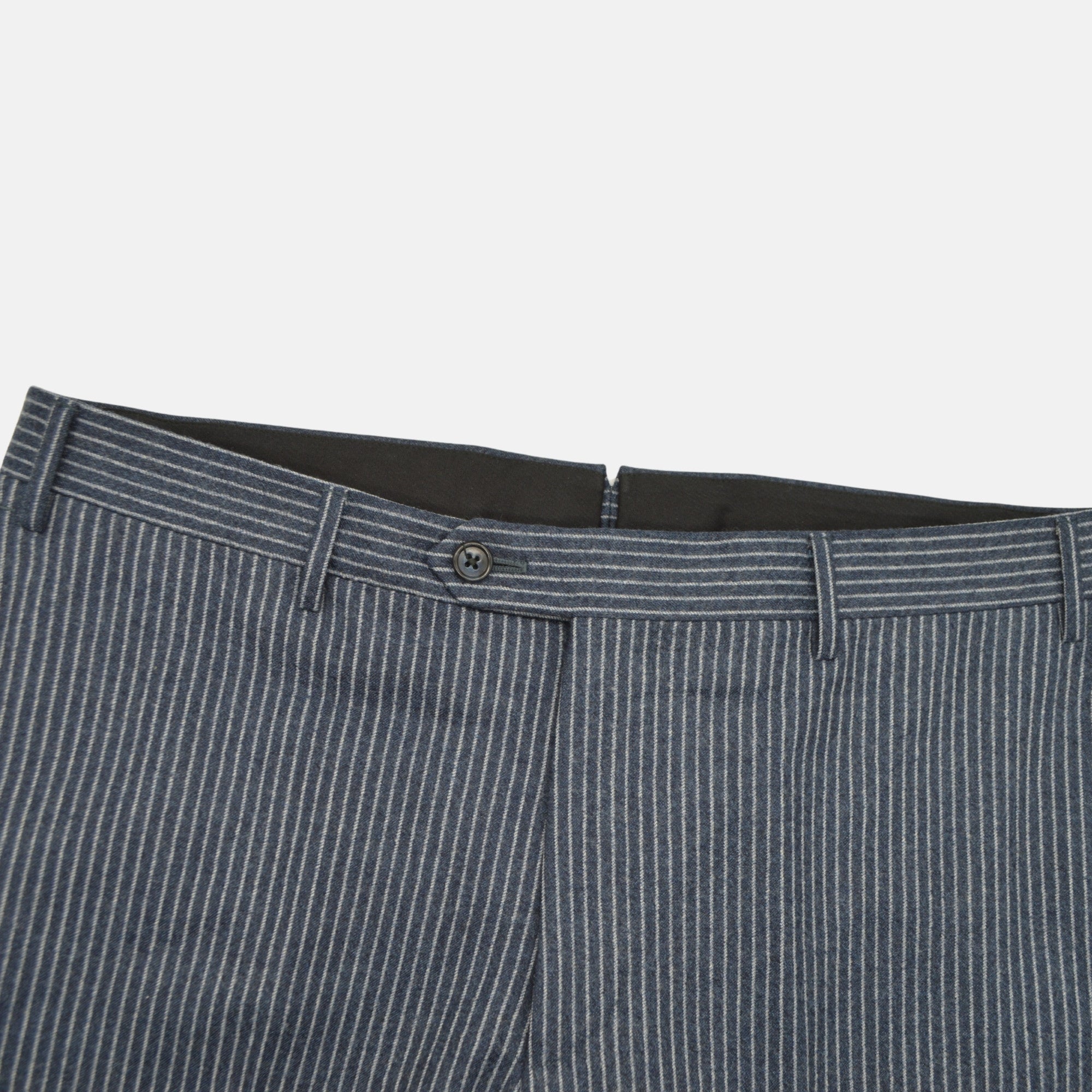 Blue/Grey Striped Suit made of Virgin Wool (EU 50)