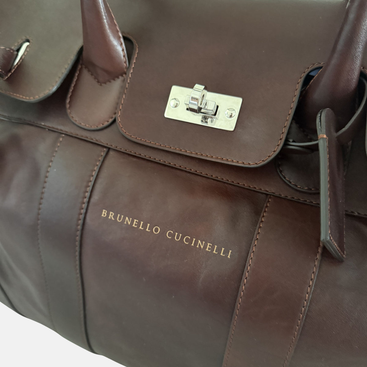Brown Traveller Leather Bag