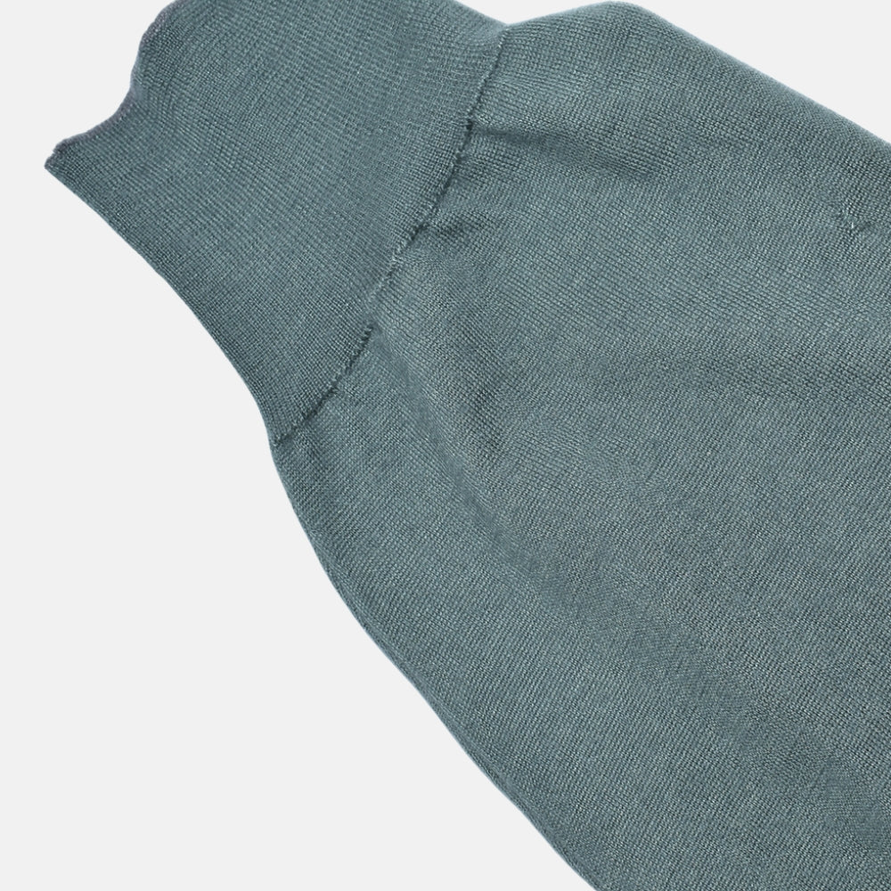 Green Cashmere Silk Sweater