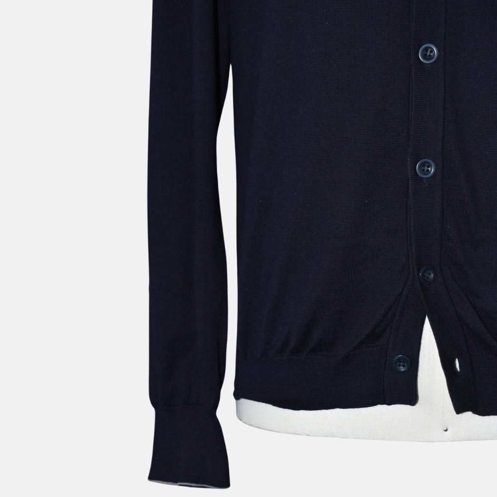 Navy Cardigan Cotton