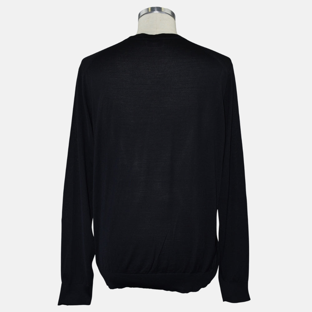 Midnight V Neck Silk