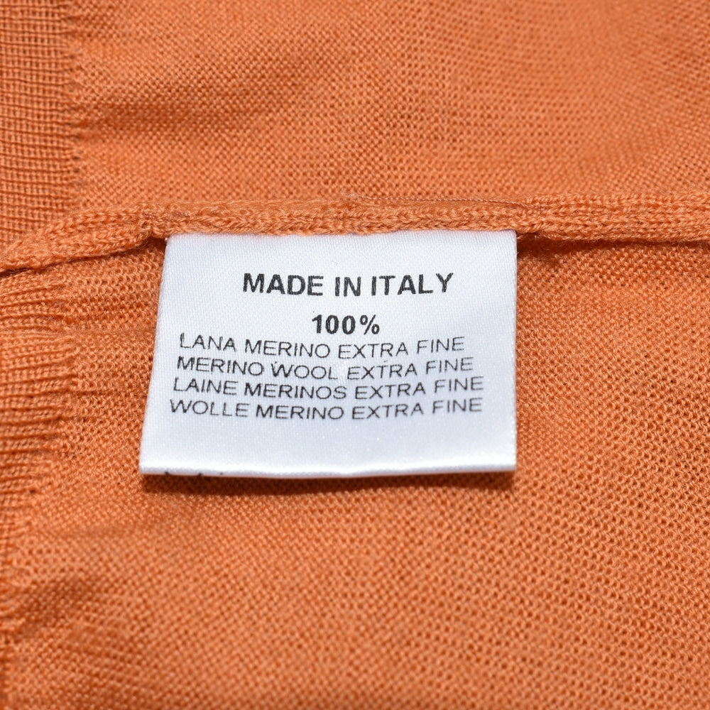 Orange Merino Wool Sweater