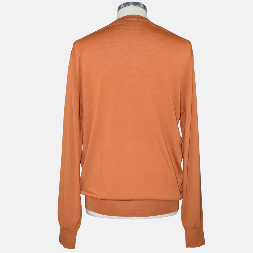 Orange Merino Wool Sweater