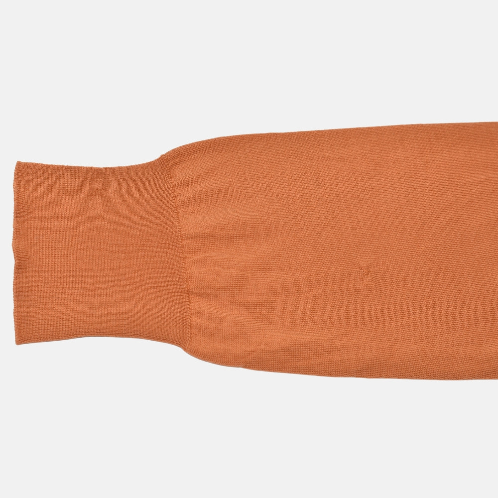 Orange Merino Wool Sweater