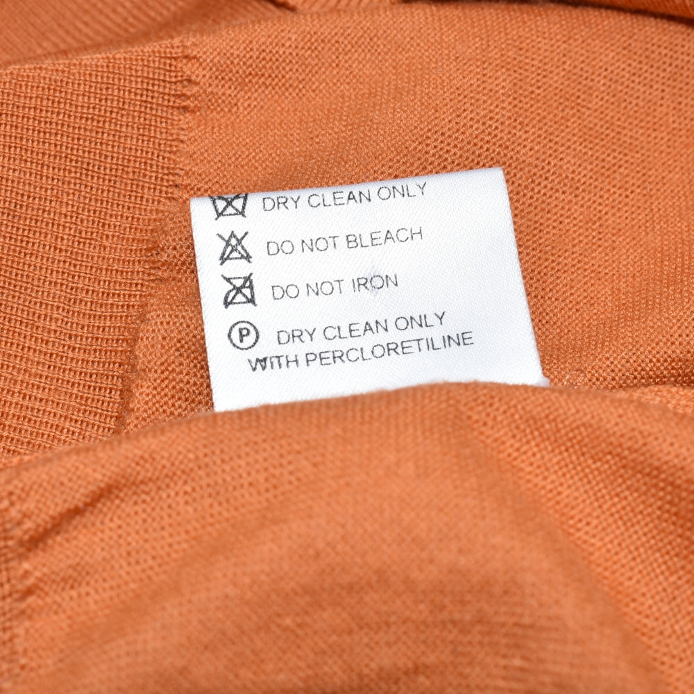 Orange Merino Wool Sweater