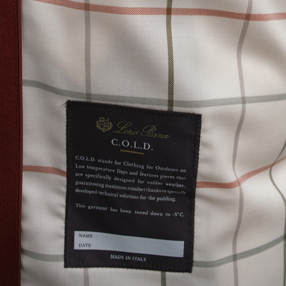 Red C.O.L.D. Cashmere Puffer Down Jacket