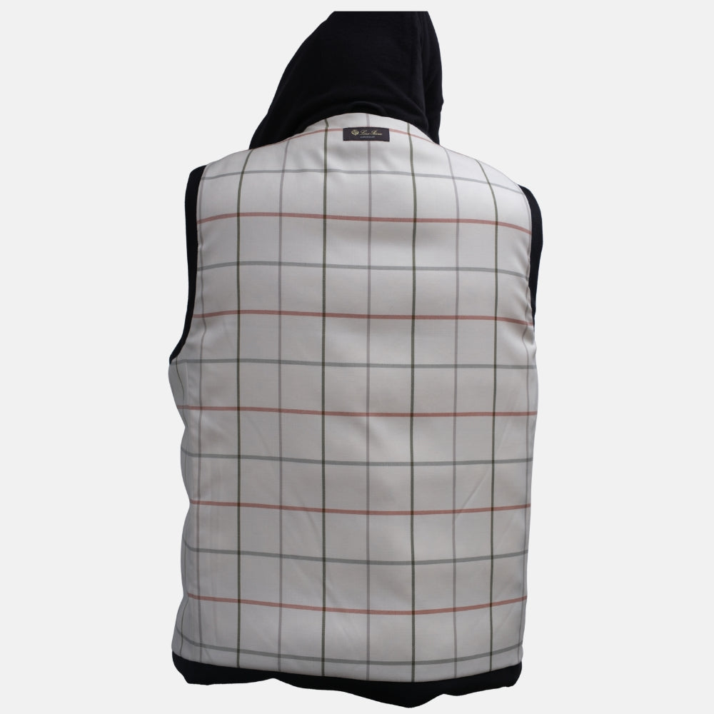 Dark Charcoal C.O.L.D. Cashmere Puffer Down Vest