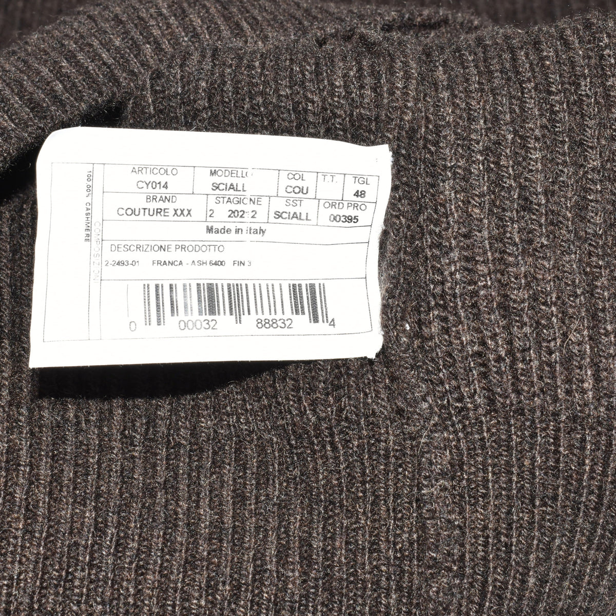 Dark Brown Sweater made of Cashmere (EU 48)