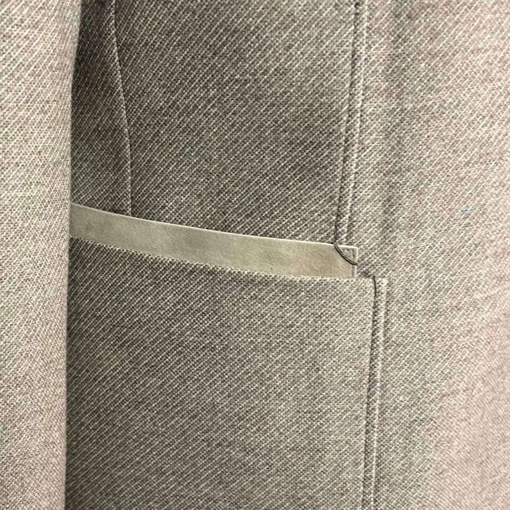 Greige Patterned Blazer made of Wool/Cashmere (EU 50)