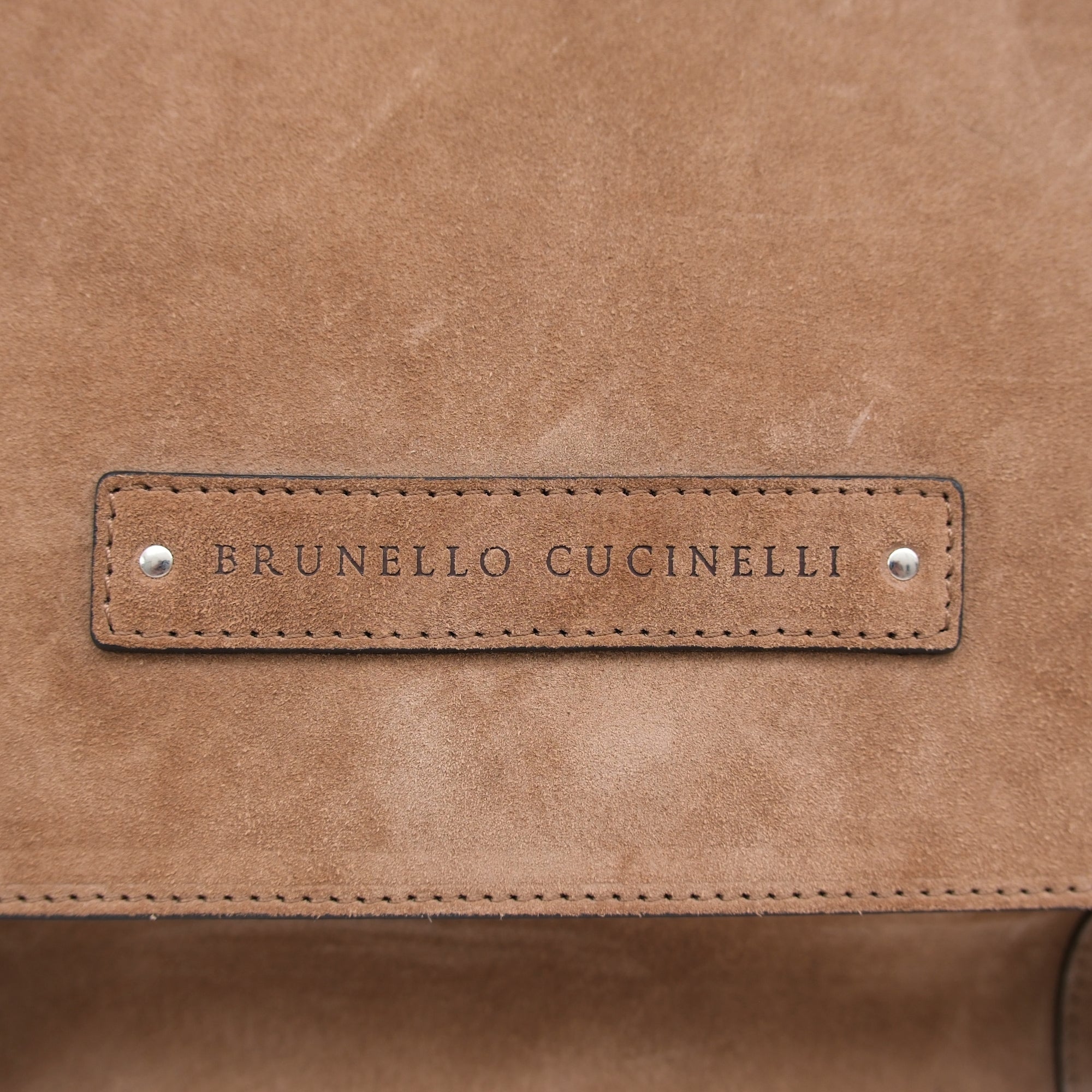 Brown Briefcase made of Leather (OS)