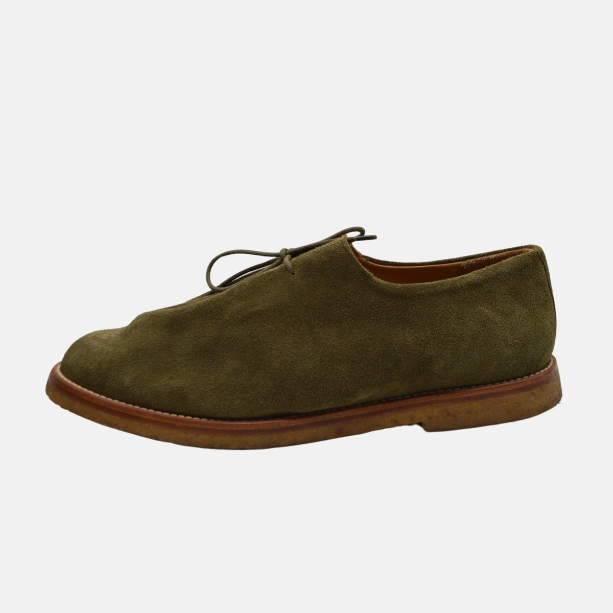 Grüne Schuhe aus Wildleder (EU 45)