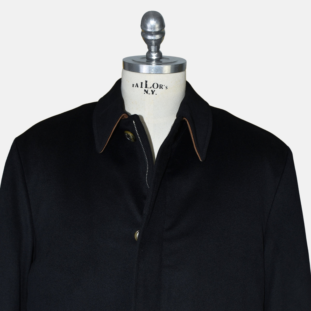 Black Beaver Lined "Storm System" Parka made of Cashmere (L)