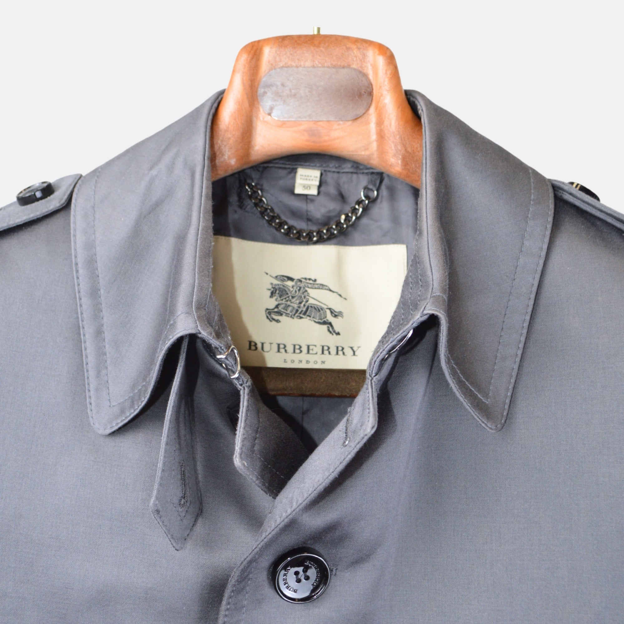Grey Coat made of Cotton (EU 50)