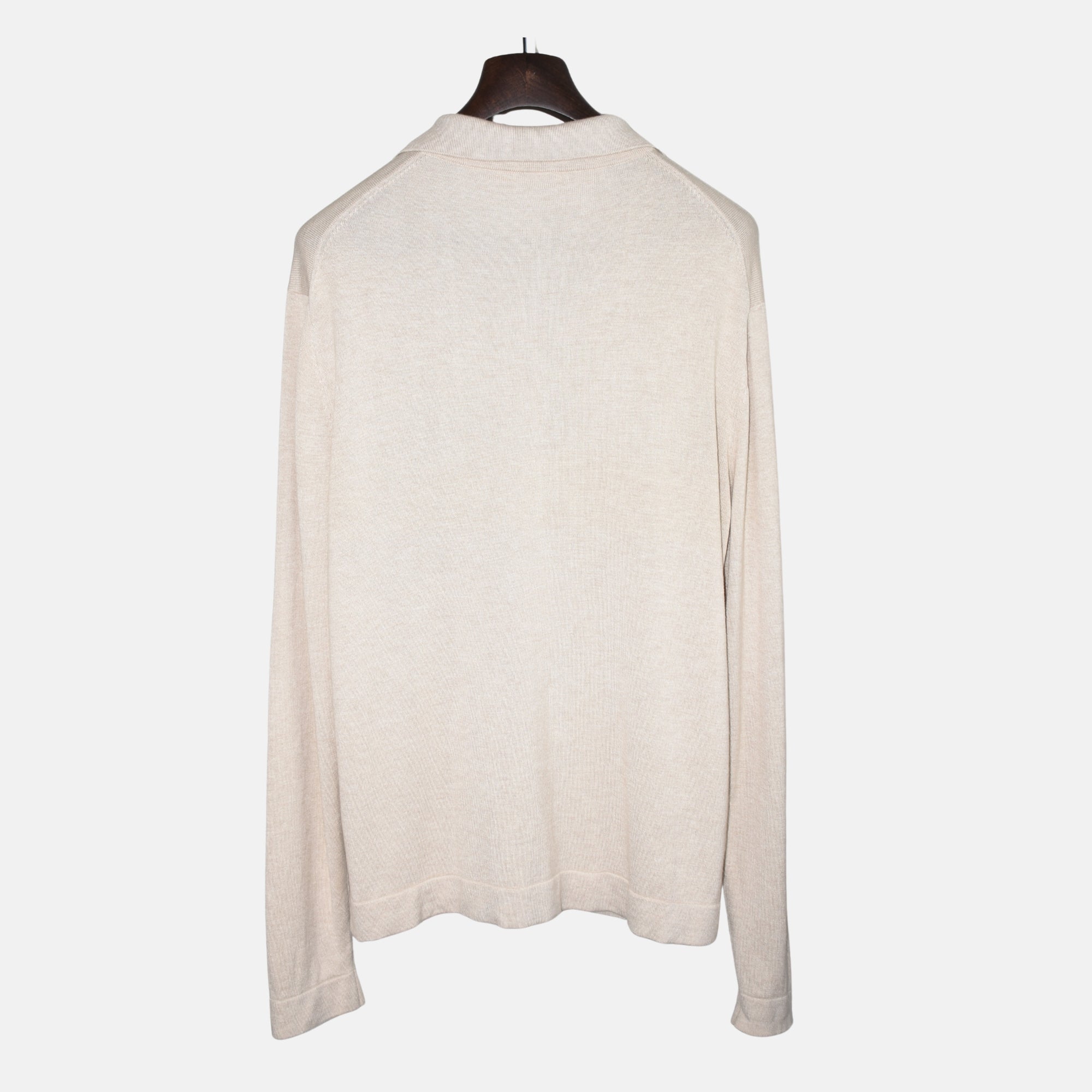 Beige Cardigan made of Silk/Wool/Cashmere (XXL)