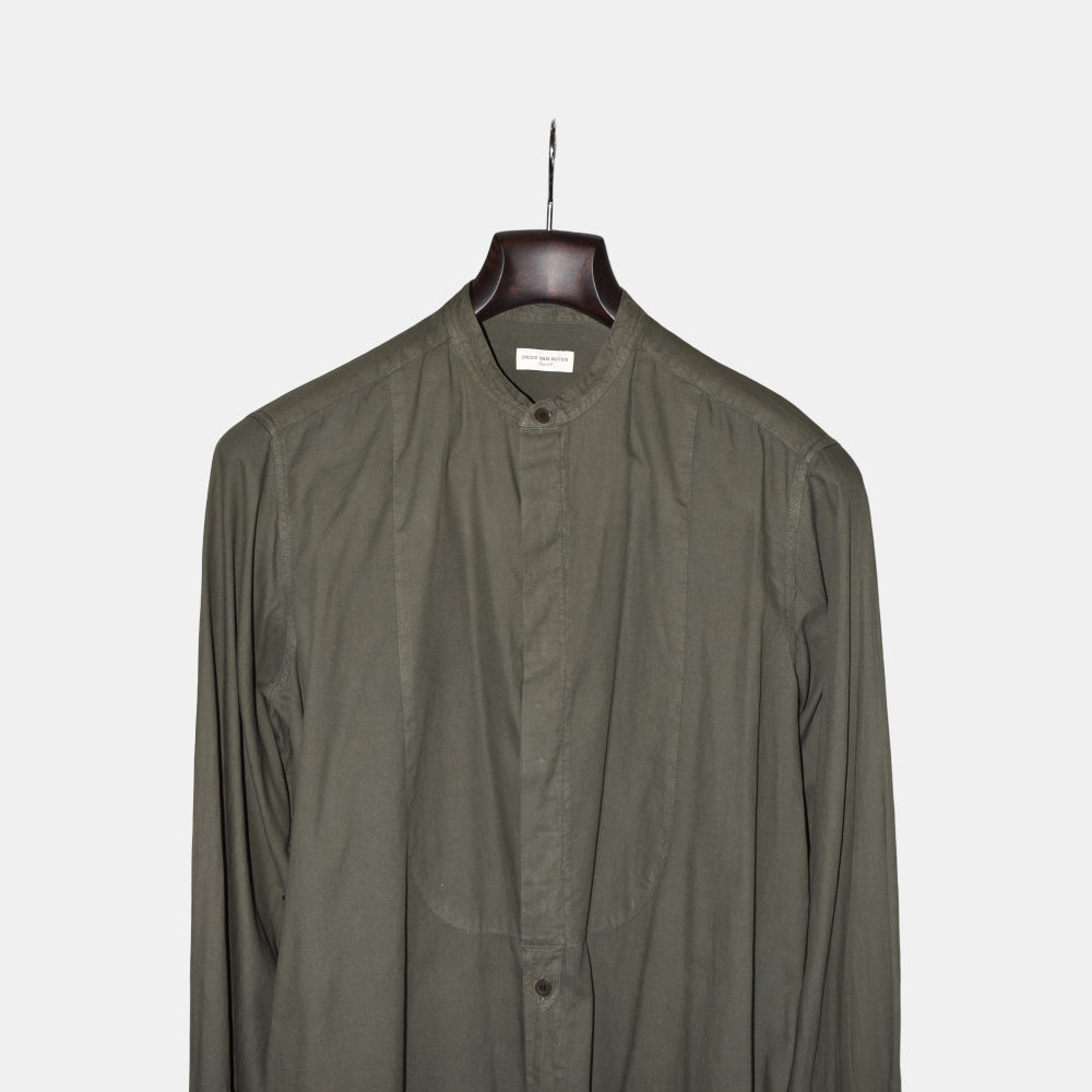 Khaki Cuffed Shirt made of Cotton (EU 48)