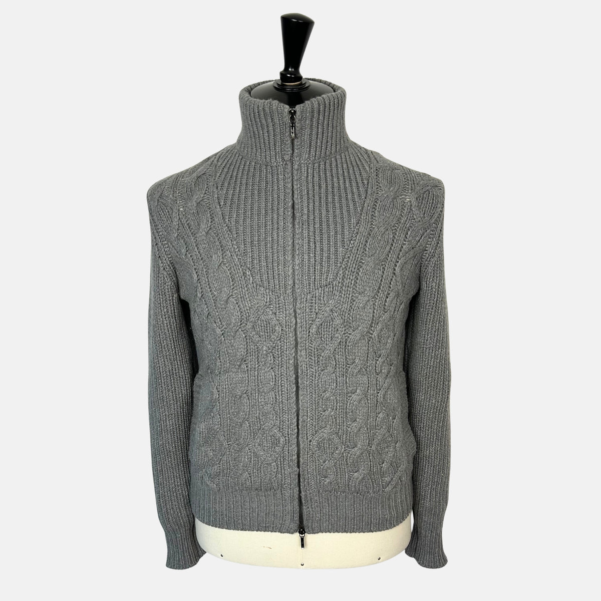 Grey Cardigan made of Baby Cashmere (EU 48)