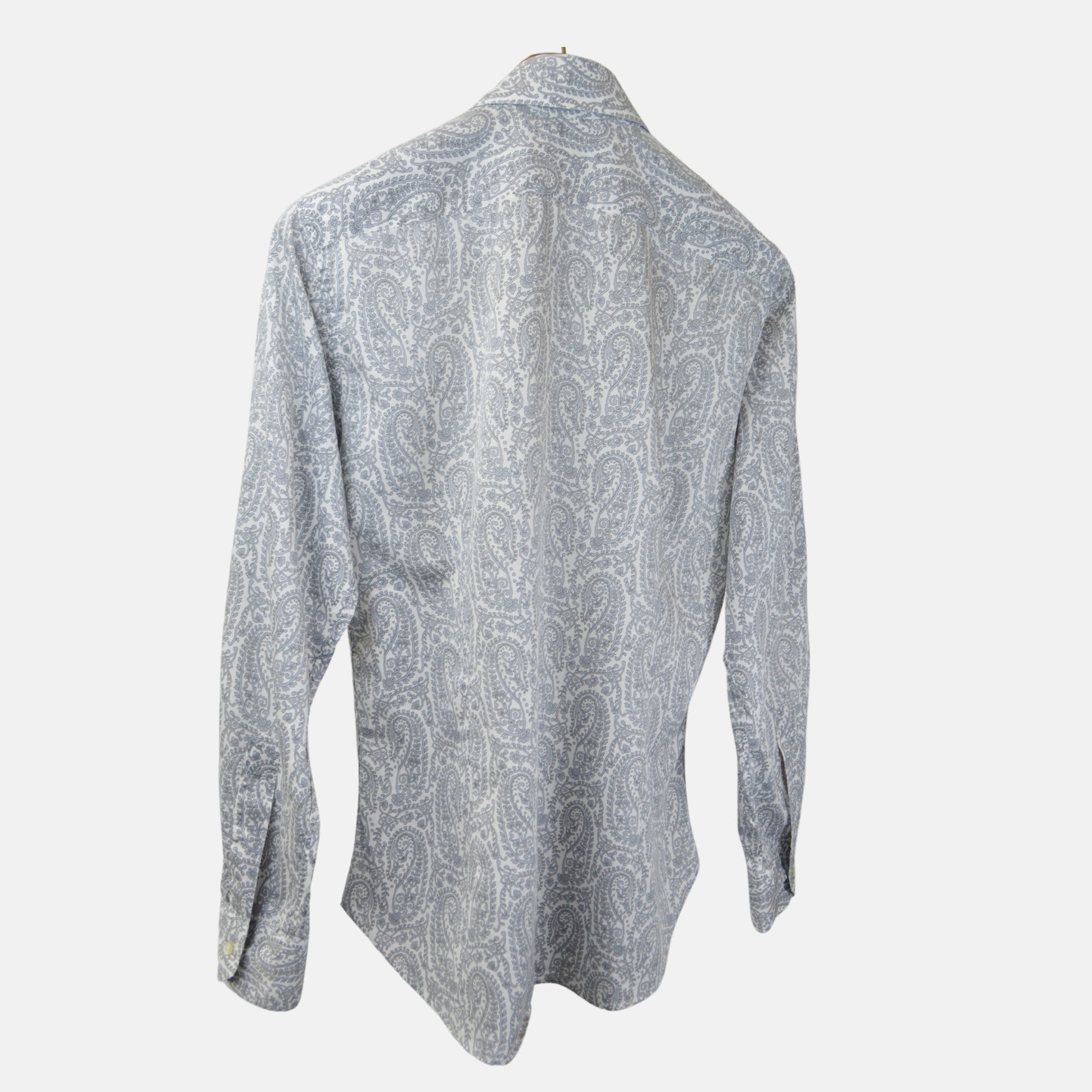 White/Grey Shirt made of Cotton (EU 42)