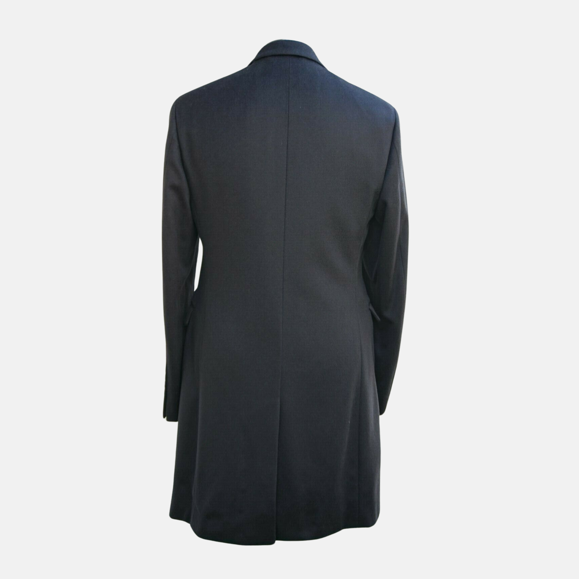 Navy Blue Cashmere Coat (EU 50)