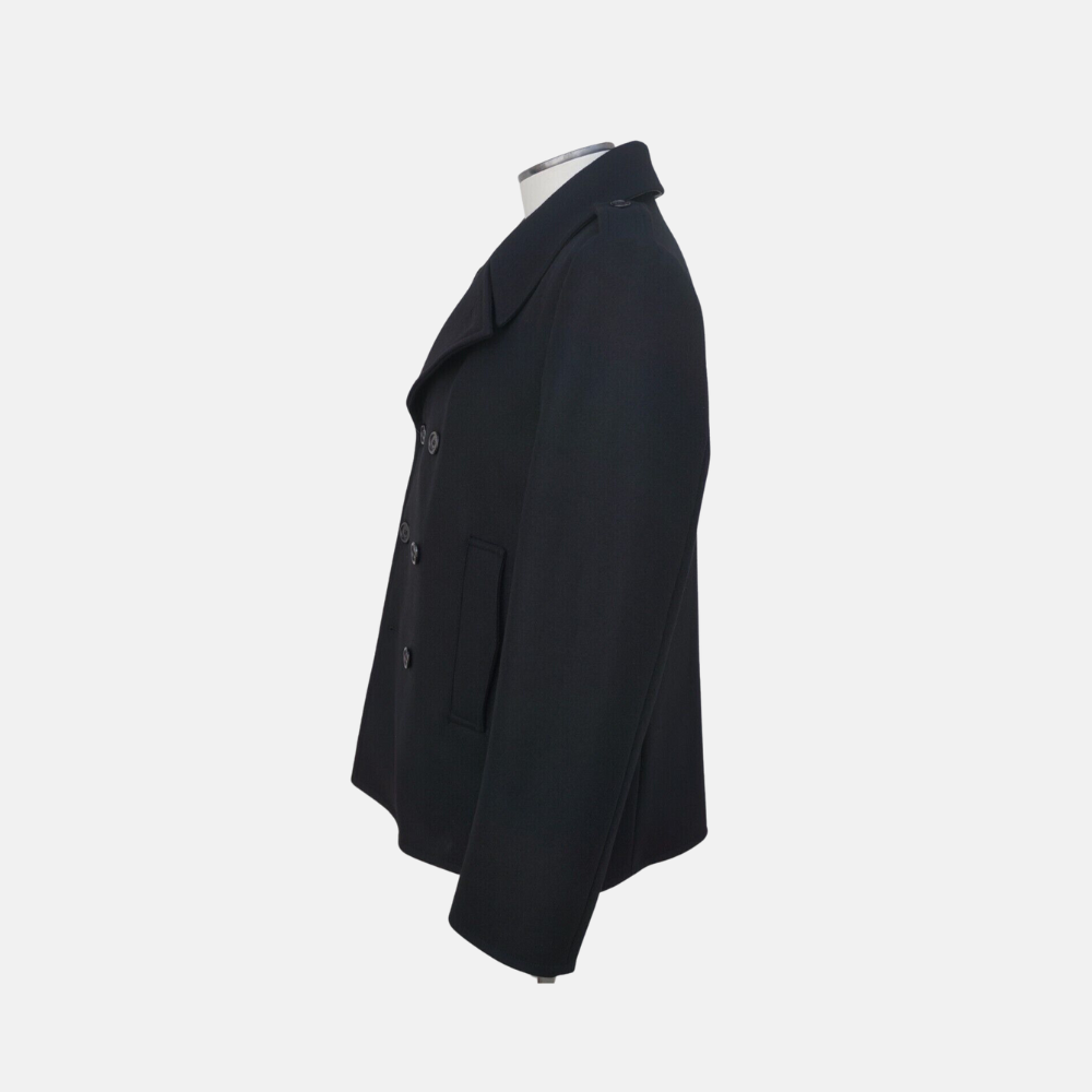 Black Pea Coat made of Wool (EU 54)