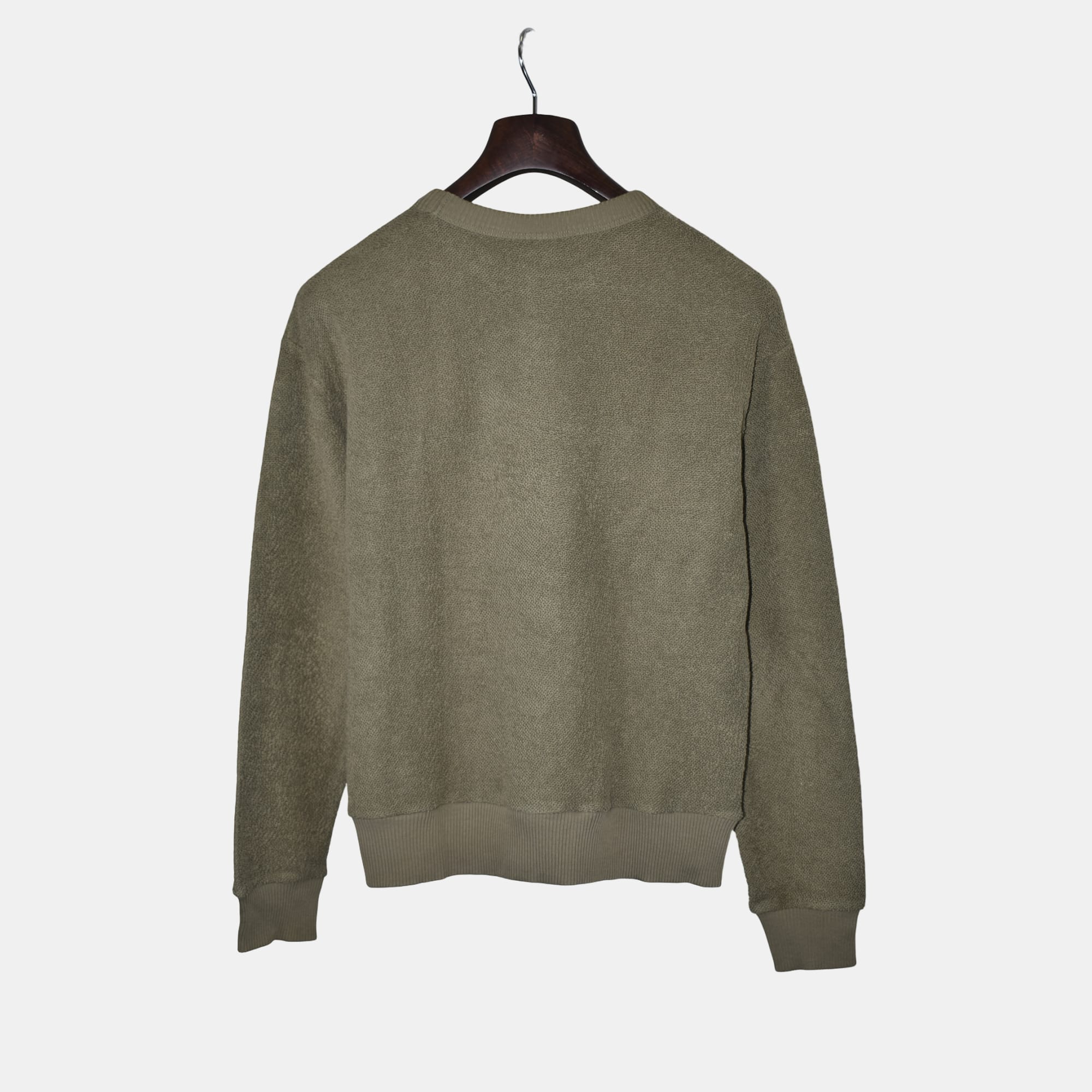 Khaki Sweater made of Cotton (S)