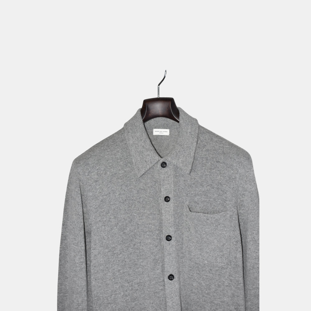 Gray Cardigan made of Alpaca/Wool (M)