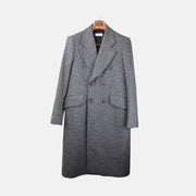 Grey Coat made of Alpaca / Merino Wool (EU 50)