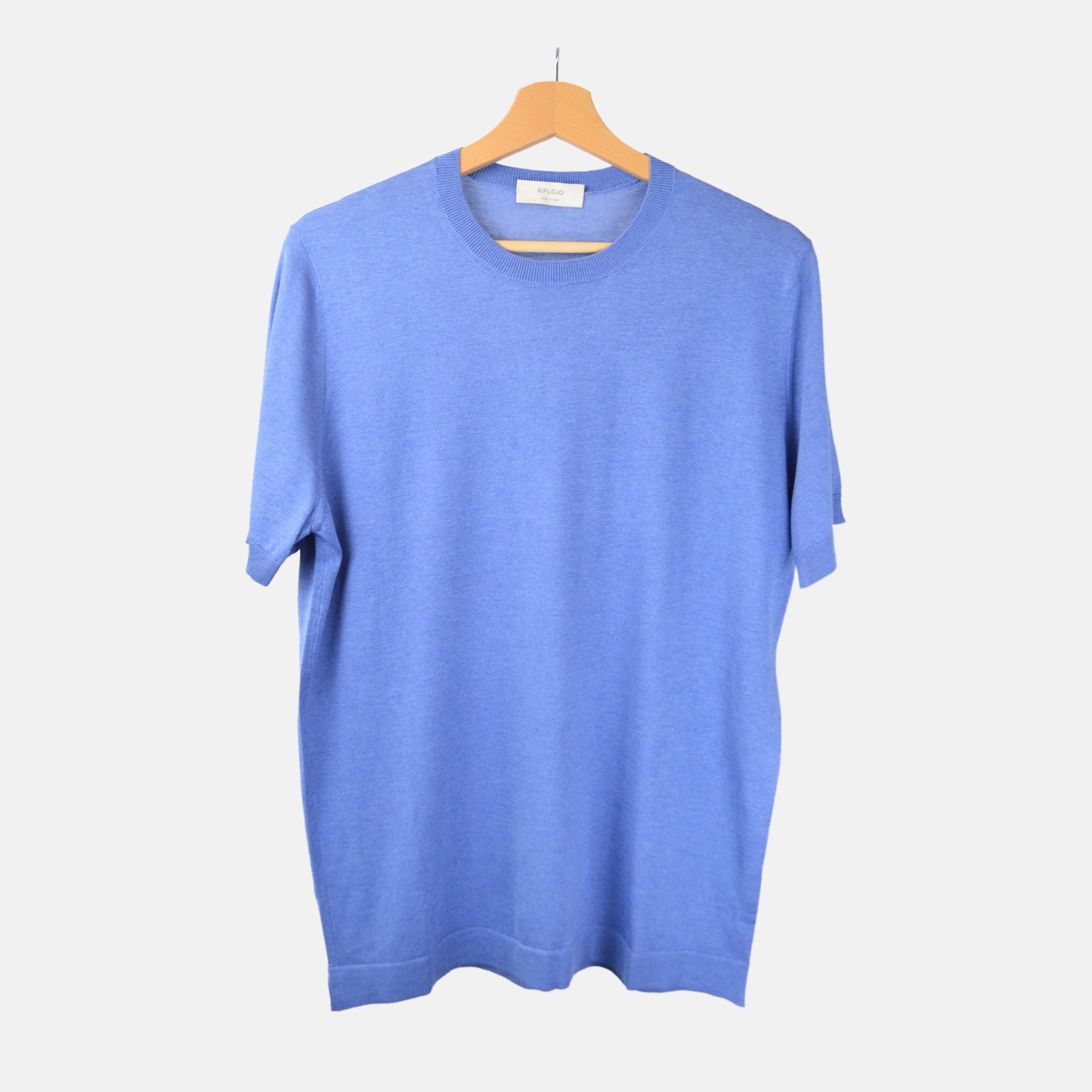 Blue T-Shirt made of Silk (EU 50)
