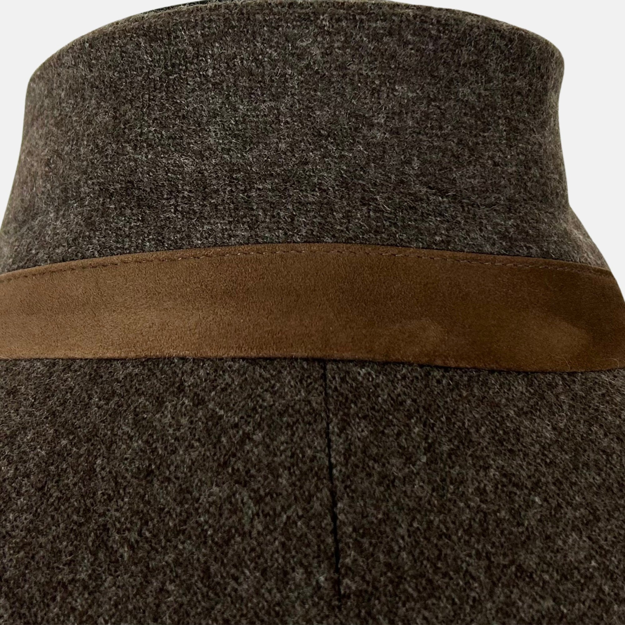 Brown Melange Coat made of Cashmere/Silk (EU 56)