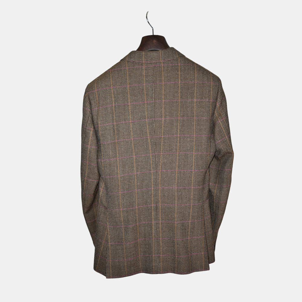Multicoloured Checkered Blazer made of Wool ( EU 48)