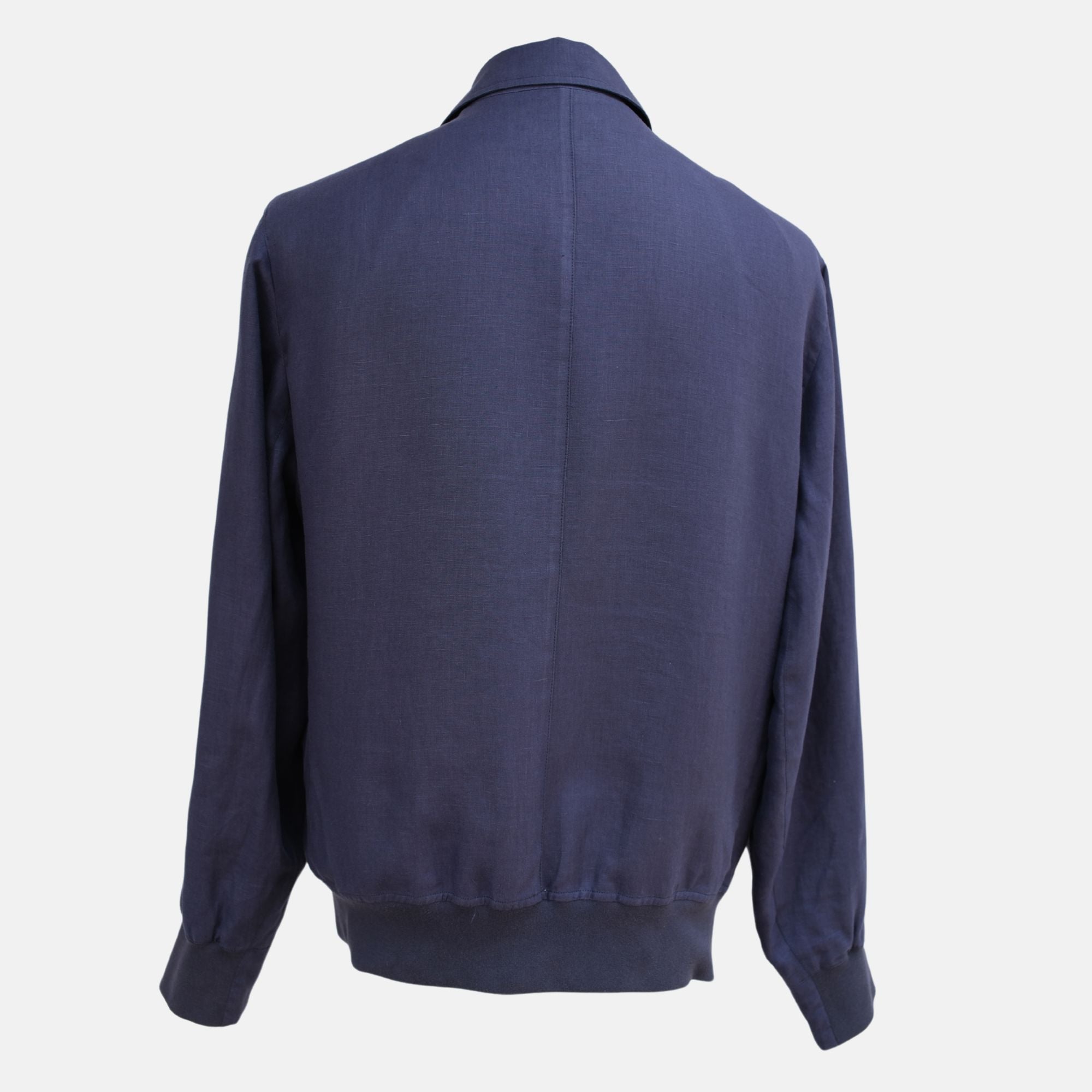 Navy Blue Linen Blouson (EU 52)