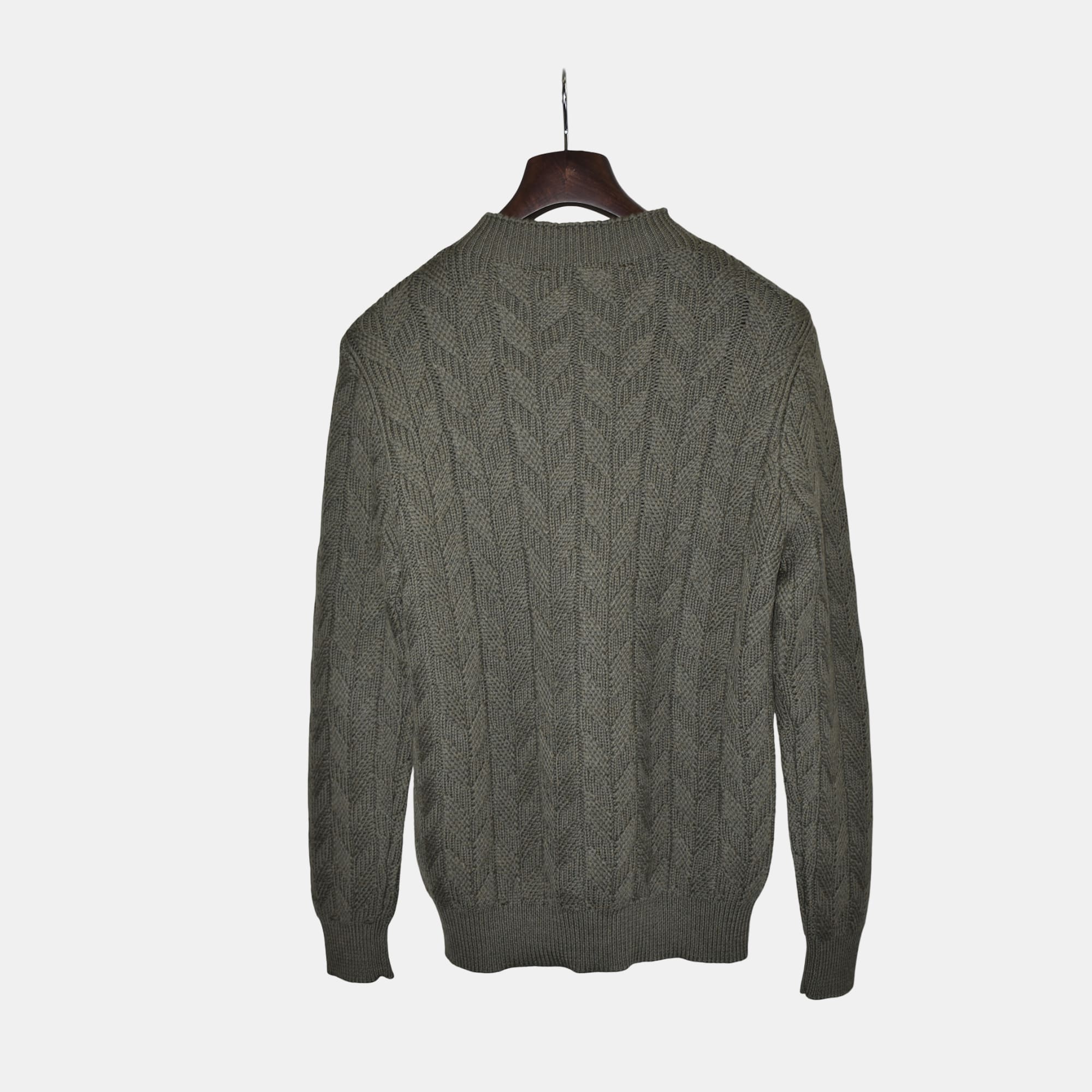 Khaki Sweater made of Cotton (L)